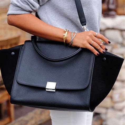 celine trapeze bag light blue|celine belt bag large.